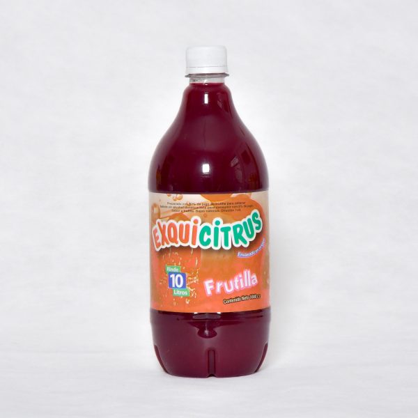 Jugo de frutilla concentrado de 3 litros